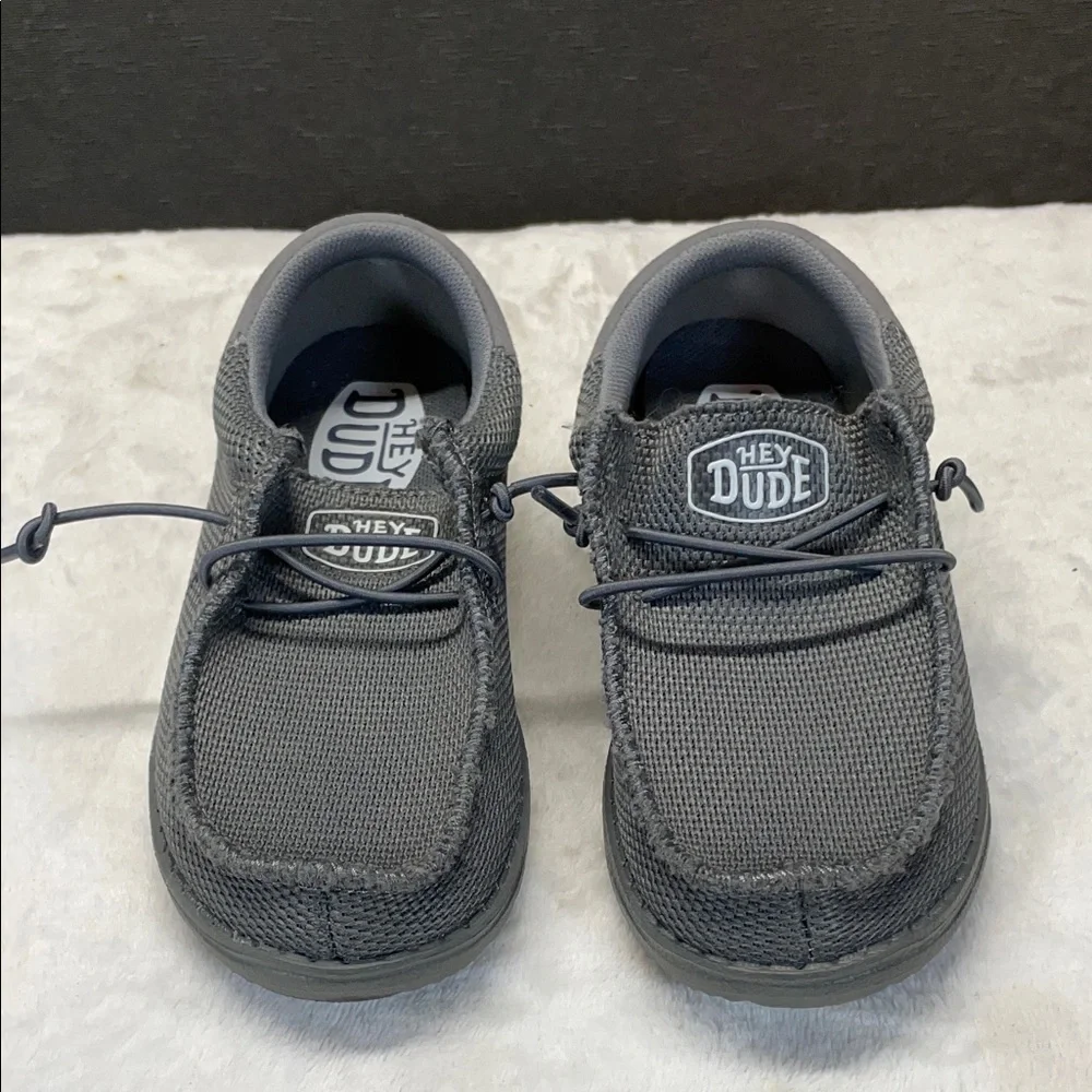 Hey Dude Kids Charcoal Moccasins